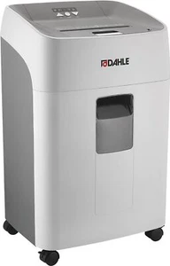 Dahle ShredMATIC SM 300 Auto-Feed Paper Shredder, 300 Sheet Locking White 