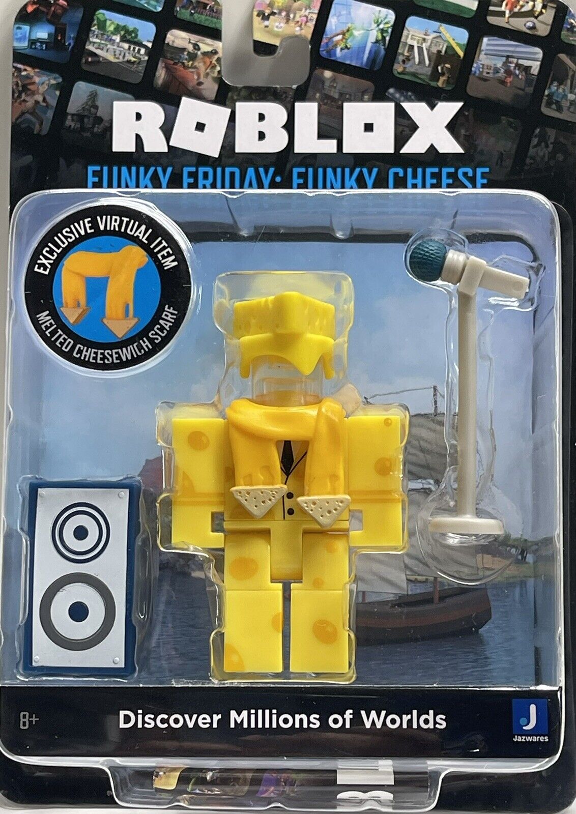 Roblox - Funky Friday: FUNKY CHEESE & Exclusive Virtual Item Code 2022 NIB