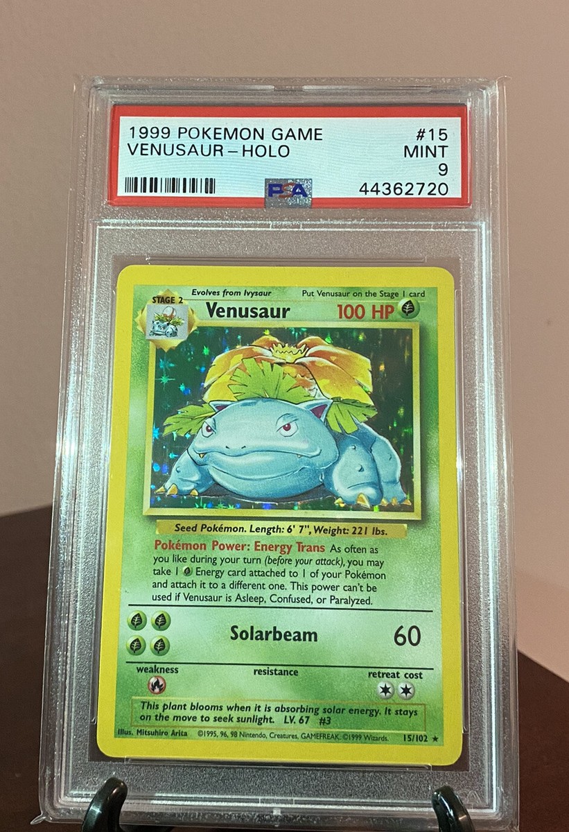 Venusaur 15/102 PSA 9 Base Set Holo Pokemon Card | eBay