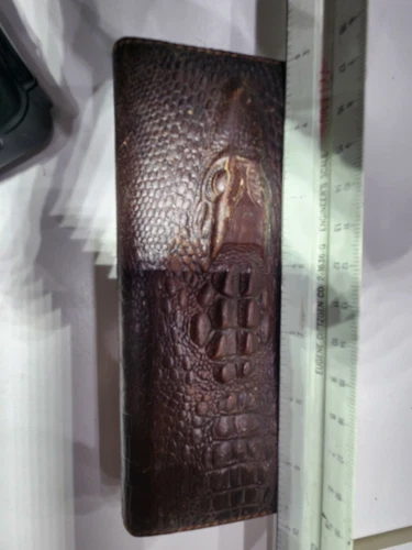 genuine handmade alligator leather wallet wallet men and woman Unisex USA