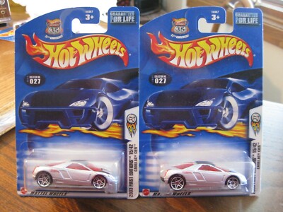 HOT WHEELS - (2) CADILLAC CIEN (DULL & SHINNY TOP)
