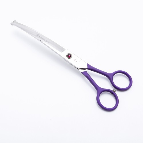 LovinPet Pet Grooming Scissors 7" Curved Stainless Steel Safety Trimming Shears - Bild 30 von 37