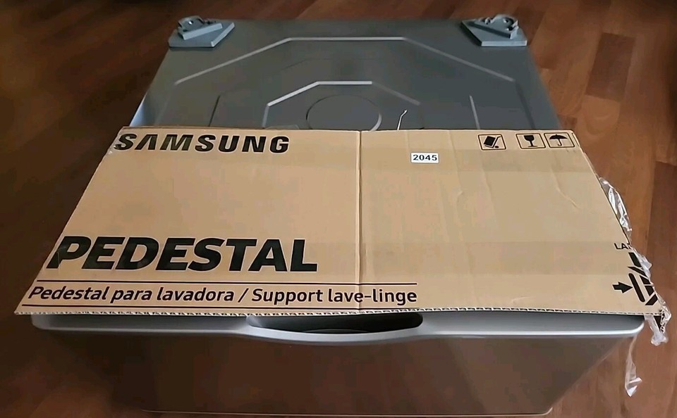 Samsung Laundry Pedestal 27" Champagne WE402NC/A3 ️️ NEW OPEN BOX eBay