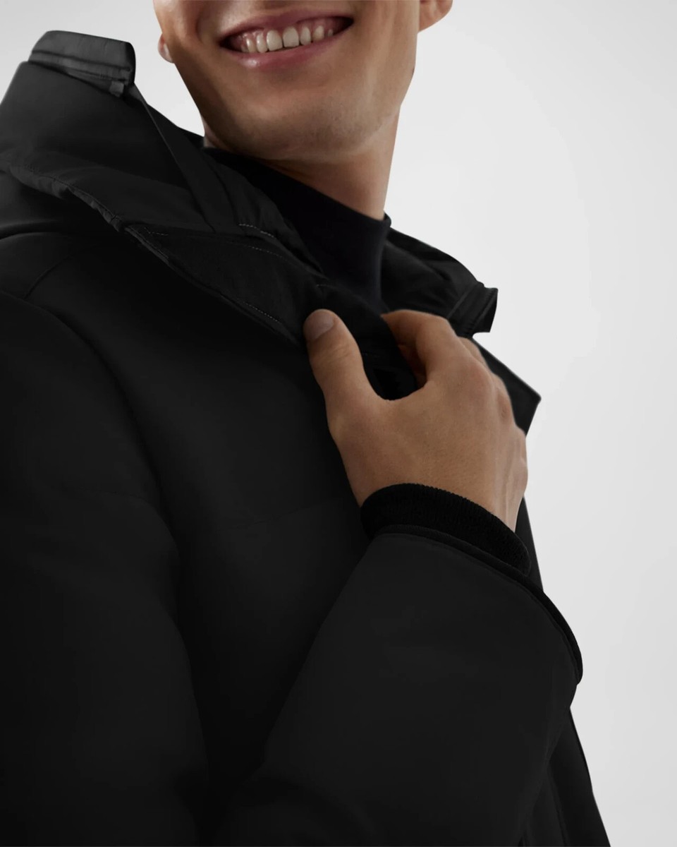 NEW Canada Goose Men's Carson Quilted Down Parka Black- size NEW Canada Goose Men's Carson Quilted Down Parka Black- size