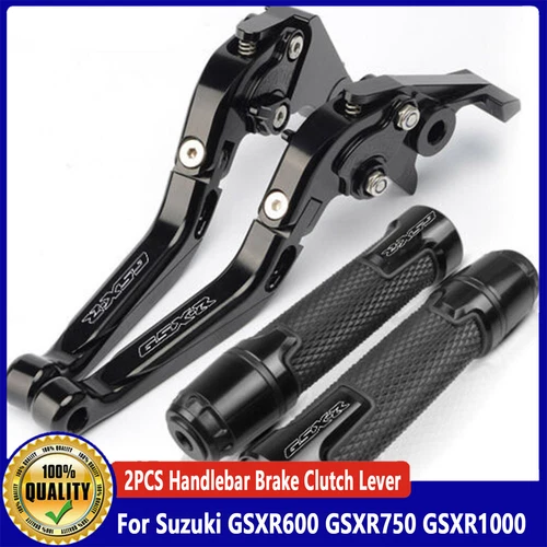 Adjustable Motorcycle Handlebar Brake Clutch Lever For Suzuki GSXR600 GSXR750 - Imagen 9 de 12