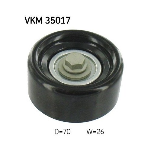 SKF Poulie Renvoi/transmission, Courroie Trapézoïdale à Nervures Pour