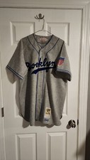 100% Authentic Mitchell & Ness 1945 Dodgers Babe Herman Jersey Sz 52 XXL 