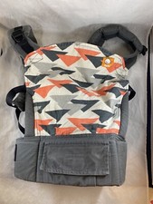 Tula Ergonomic Baby/Toddler Standard Carrier - 15 to 45 pounds Gray Peach White