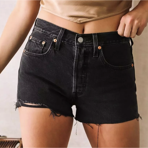 Levi's 501 Original Cutoff Shorts in Lunar Black, Size 32 | eBay