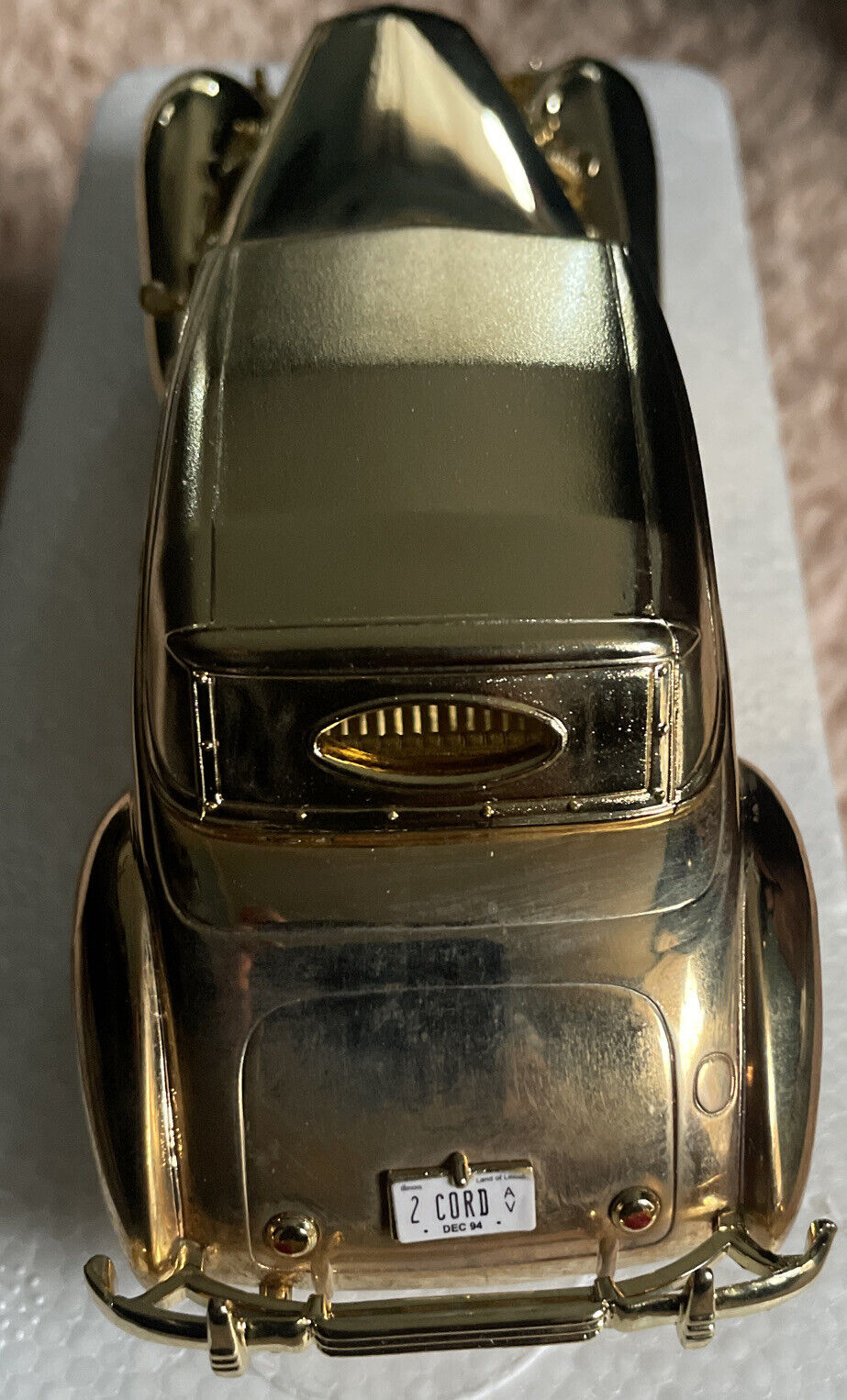 1937 Cord 812 Supercharged GOLD 1:32 Signature NMMM Series w/boxes/COA  SHARP!