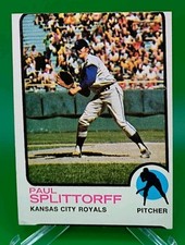 1973 Topps - Paul Splittorff #48 Miscut
