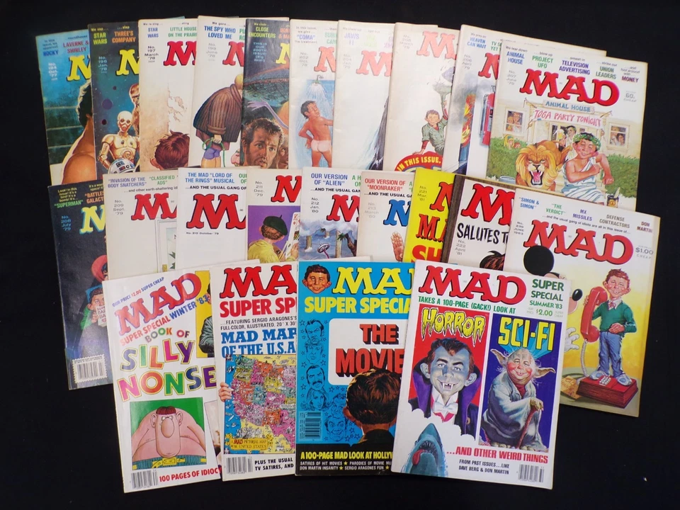 MAD MAGAZINE LOT OF (23) 1977 - 1983 E.C. PUBLICATIONS - Image 3 of 4