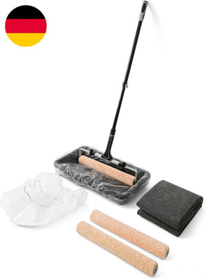 ROLLINGDOG 45,7Cm Große Farbroller-Set - 10-Teiliges Malerrollen-Set, Profession