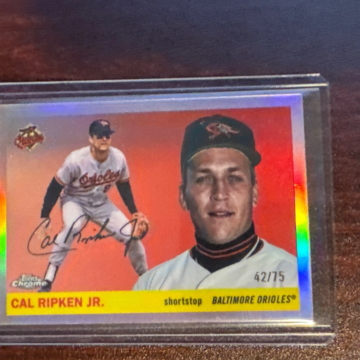 Baseball Cal Ripken, Jr. Serial Numbered Sports Trading Card