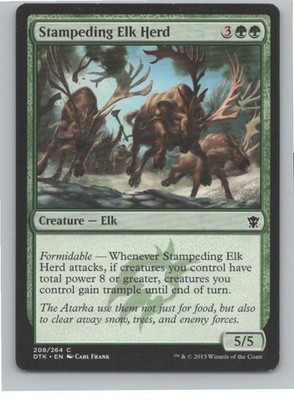 Dragons of Tarkir #208 Stampeding Elk Herd