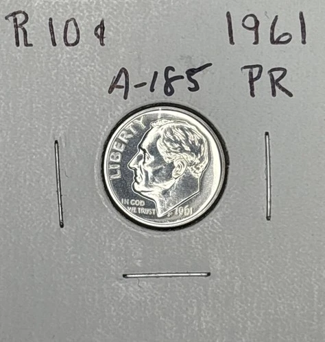 1961-P Proof Roosevelt Dine, Item A-185