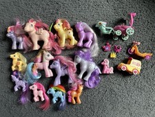 Lot Of 19 My Little Pony Ponies Toys And Accessories Assorted