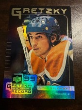 1999-2000 Wayne Gretzky UD For the Record McDonald's hockey card #Record 2