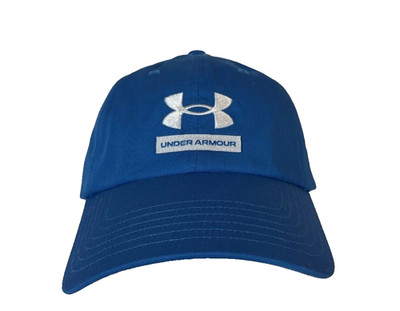 Under Armour Men's OSFM Blue Baseball Cap Hat Adjustable Cotton Polyester