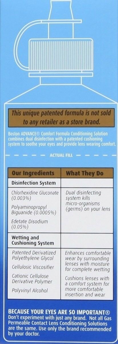 Bausch & Lomb Boston Advance Comfort Conditioning Contact Lens Solution 3.5oz