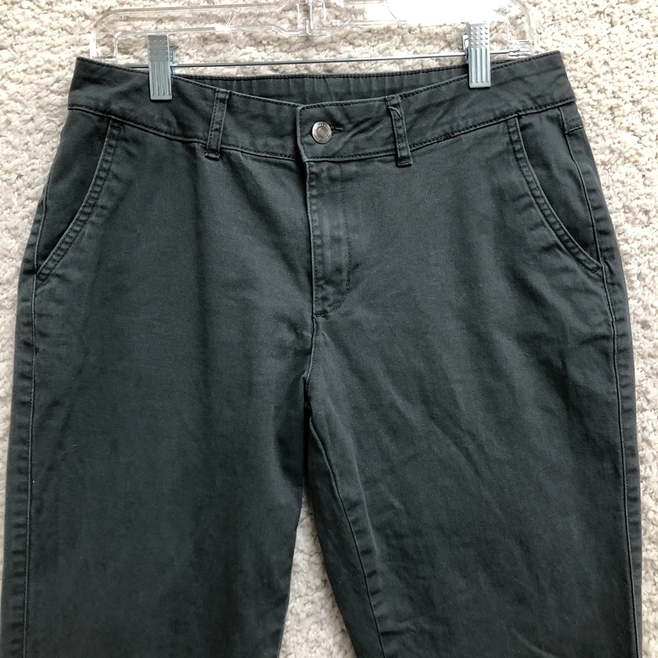 Pantalones Magellan Exterior 10 Mujer Gris Chino Recto Elástico Pesca Senderismo Foto 2 de 4