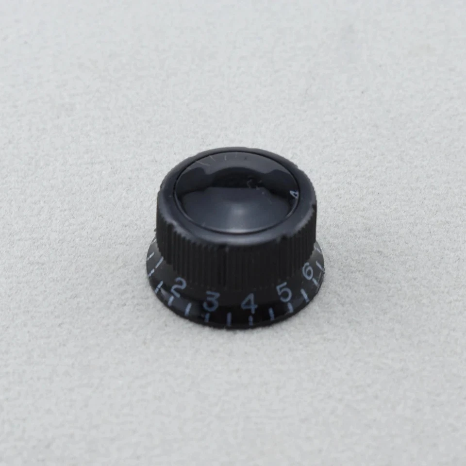 4x Black Ibanez Sure Grip III Vintage Guitar Volume and Tone Control Knobs - Image 2 of 4