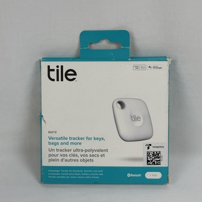 Tile Mate Bluetooth Tracker Key Finder White Versatile For Keys Bags New Box