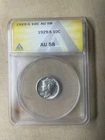1929-S Mercury Dime ANACS AU58 Looks WAY better