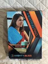 MIGHTY BLISS 12"x24" Electric Heating Pad for Muscle Pain Cramps Relief READ IN
