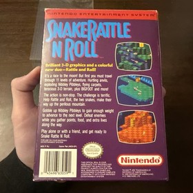 Snake Rattle 'n' Roll (Nintendo NES) Tested - Authentic