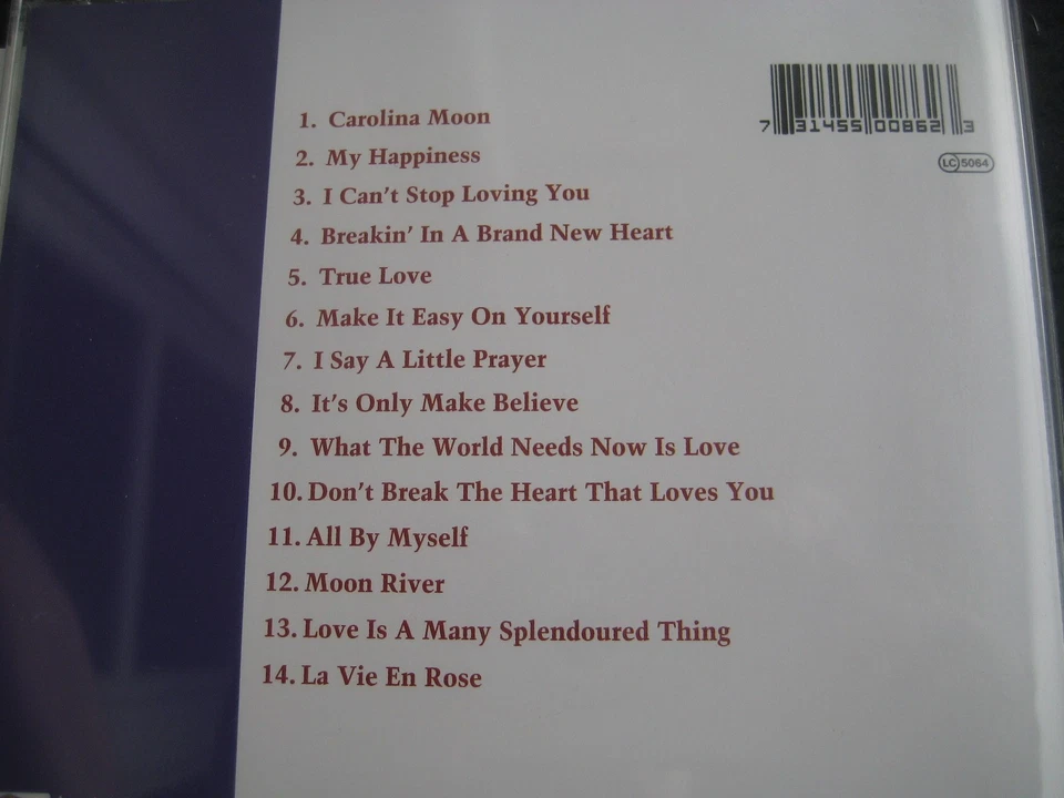 CD CONNIE FRANCIS Love Songs Neuwertig 14 Tracks - Bild 4 von 4