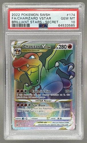 3585 Charizard VSTAR 2022 Pokemon Sword & Shield Brilliant Stars #174 PSA 10