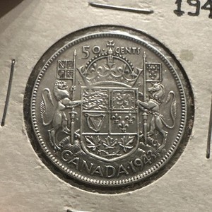 25+ 1943 Canada 50 Cents for sale | Updated Oct 2026