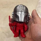 Prototype Funko Pop Star Wars The Mandalorian Red Chrome Figure TestShot 345 Toy