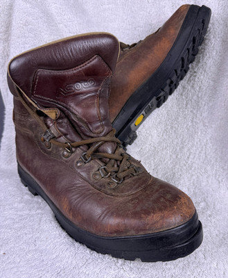 Asolo Mens Boots Leather Vibram Waterproof Warm Snow/Hiking Size 11 AFX  556