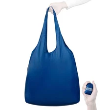 Ultra-Lightweight Foldable Tote for Women & Men, Reusable Grocery & Travel Bag,