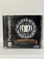 Master of Monsters: Disciples of Gaia PS1 CIB Complete W/ Registration - Tested