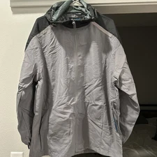 LARGE UNISEX LIGHTWEIGHT WINDBREAKER STYLE HOODIE JACKET MESHED NEW Mack Russo