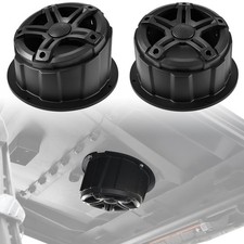 UTV Pair Roof Speakers Pods Waterproof Dustproof Universal 6.5" Overhead Spea...