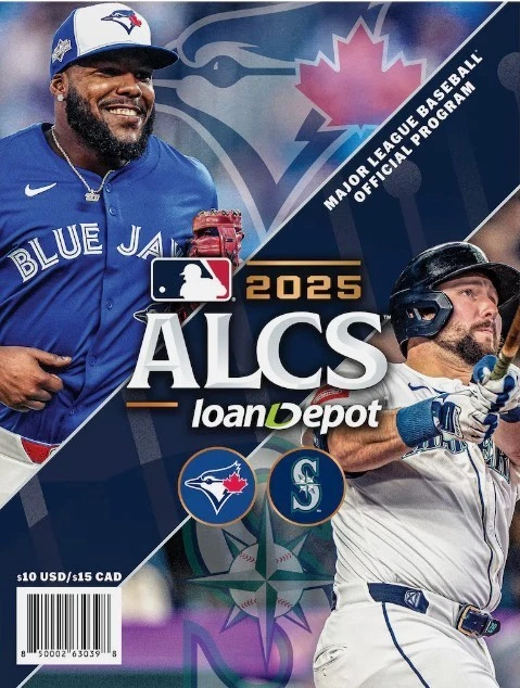 2025 MLB ALCS GAME PROGRAM AMERICAN LEAGUE CHAMPIONSHIP BLUE JAYS WORLD SERIES - Image 2 of 3