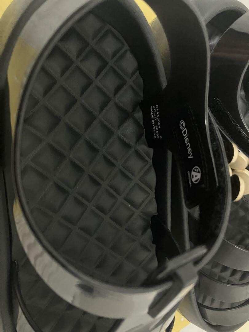 PANTOFOLA D’ORO m4S Disney Topolino sandali oro 25 cm mai usati suola spessa scarpe slipon