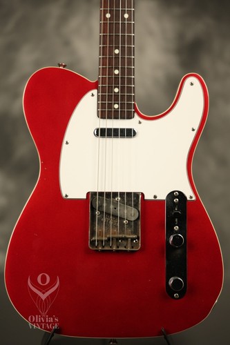 1985 Fender '62 reissue Custom Telecaster Double Bound Candy Apple Red MIJ Japan