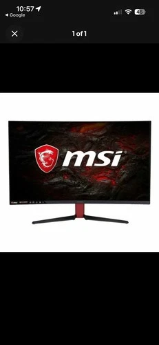 MSI OPTIX AG32CV 32" FHD CURVED LED GAMING MONITOR - BLACK