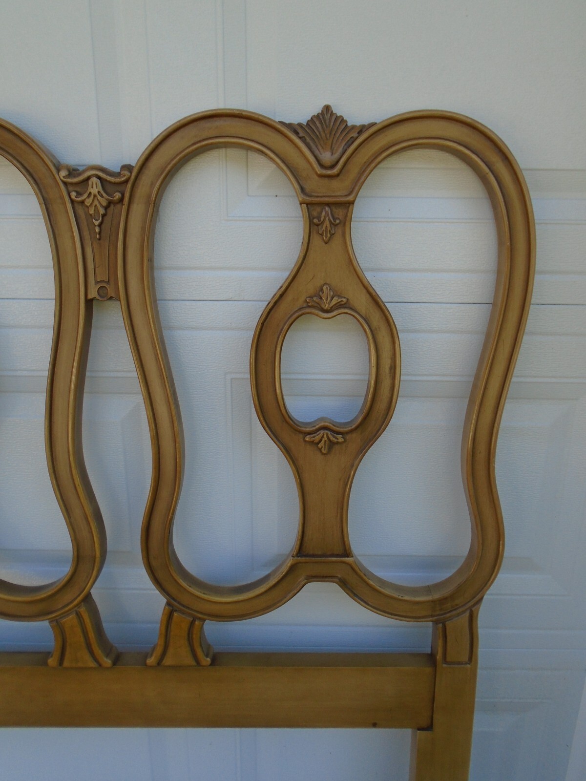 Scroll French KING Size Headboard Chippendale Provincial Country Louis