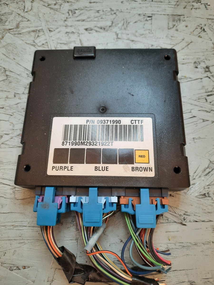 2000 Silverado 4wd Control Module BCM Body Control Module Programming