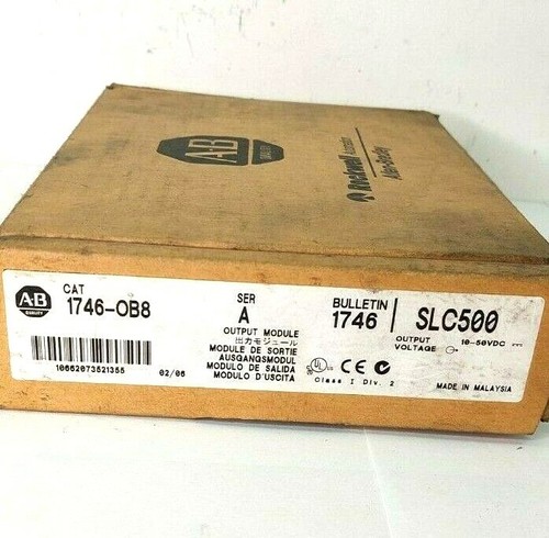 Allen-Bradley SLC 500 1746-OB8 SER A OUTPUT MODULE 1746-0B8 - Picture 2 of 9