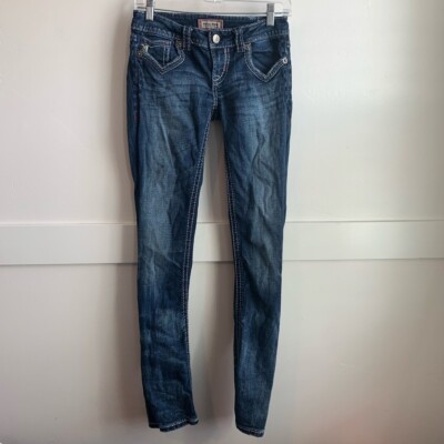 MEK Medium Wash Oaxaca Straight Leg Jeans Size 25X34
