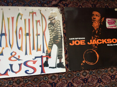 Joe Jackson [2 LP Vinyl] Body and Soul + Laughter & lust (Cover beschädigt)