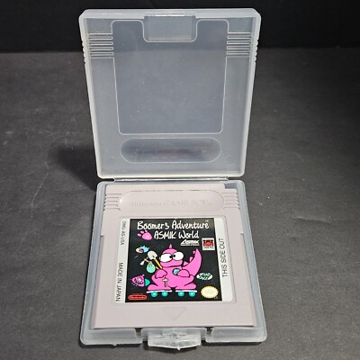 Boomer's Adventure In Asmik World (Nintendo Game Boy, 1989) Working Authentic 