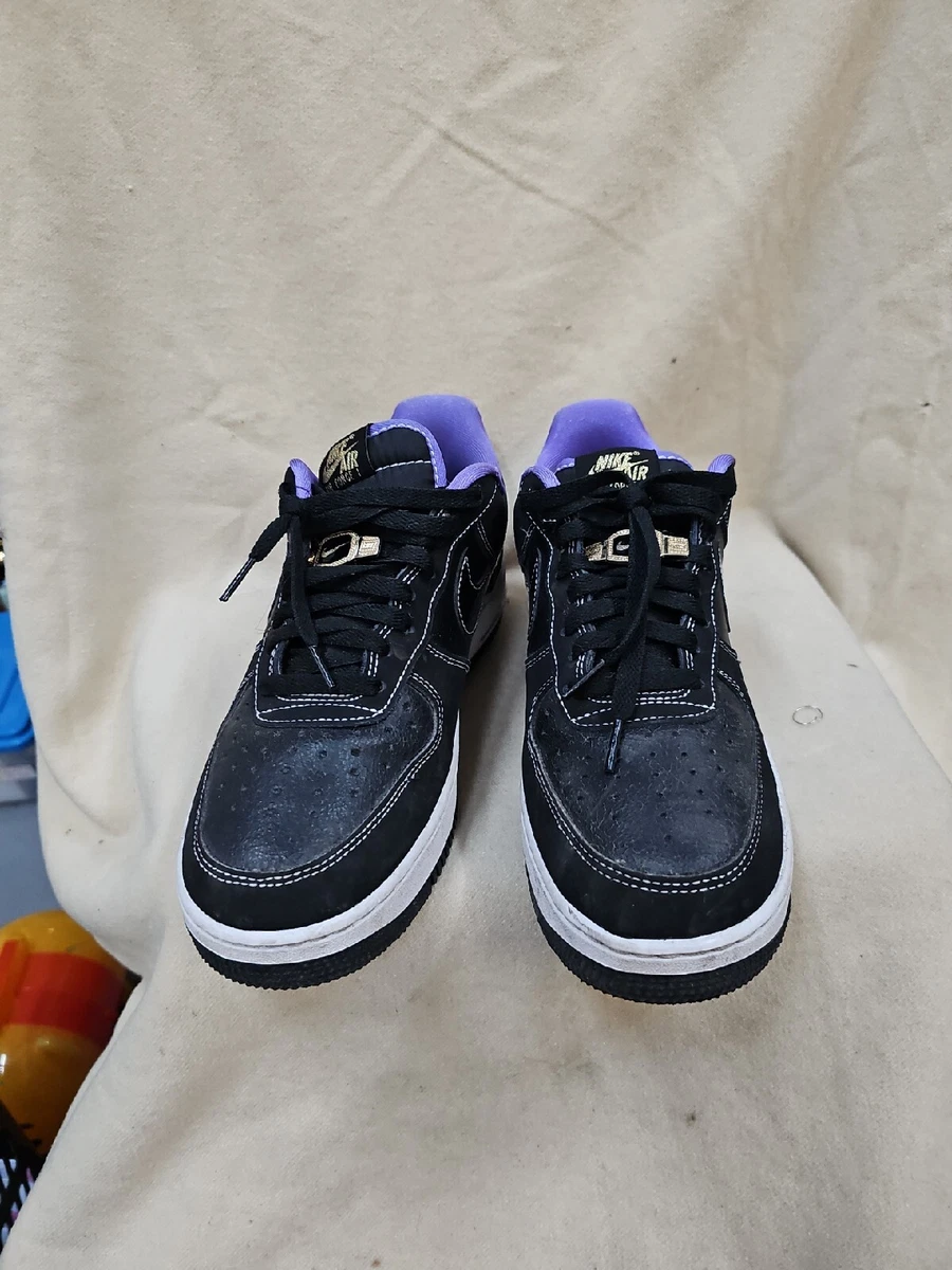 nike air force 1 low '07 lv8 world champ black purple